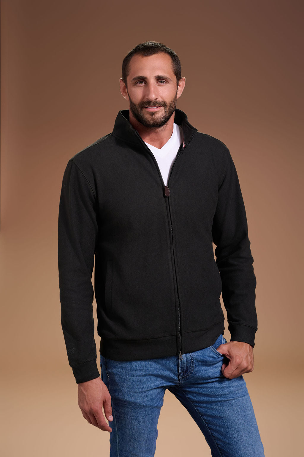 Raider Full Zip Mens #color_black